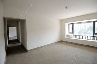 Empty room with windows
