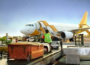 Luggage handling on airport