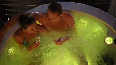 Couple in Their 40s Spending Romantic Time