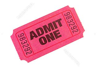 Admit One Ticket