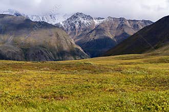Endicott Mountains at the Gates of the Arctic National Park in Brooks Range, Alaska