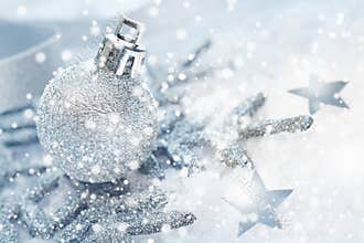 Cold wintery Christmas background