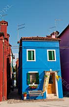 Colorful house in Burano