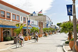 Bicycle Riders, Newport Beach, California