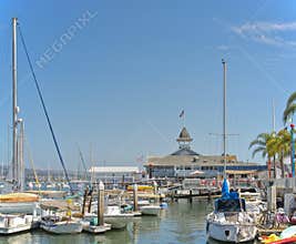 Small Boat Harbor, Newport Beach, California