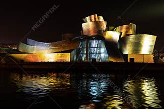 The Guggenheim Museum Bilbao: great driving force behind the city`s transformation in the 1990s.
