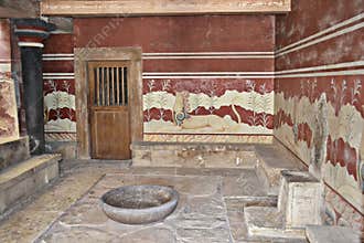 Knossos, Crete in Greece.