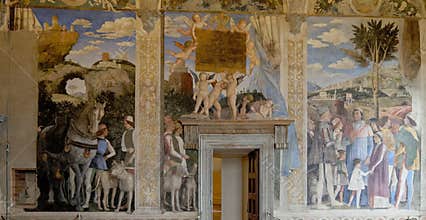 The Gonzaga family in the Camera degli Sposi