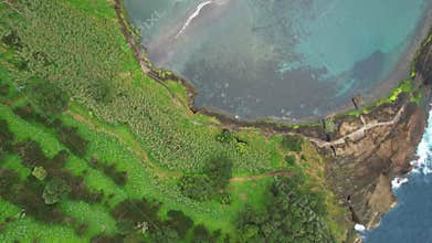 Vila Franca Islet, also known as the Princess Ring is a vegetated uninhabited islet in the island of Sao Miguel, Azores