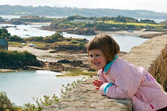 Child on holidays