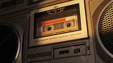 The Cassette is Played in the Tape Recorder