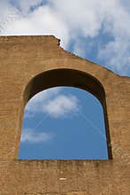 Old arched window