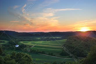 Valley Farm Sunset