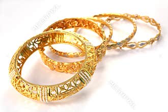 Gold bracelets 8