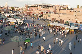 Djemaa el Fna in Marrakesh, Morocco