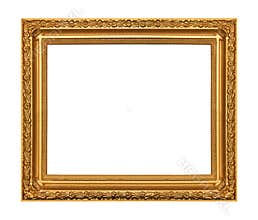 The antique gold frame