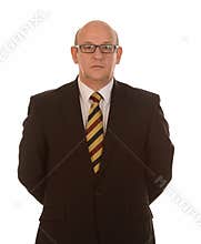 Smart businessman with glasses