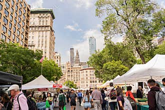 Union Square in New York City is one of the most attractive tourist places of the city