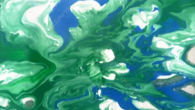 Abstract foliage strokes in green and gold colour combination. background texture.