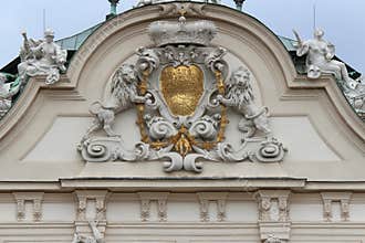 baroque palace (upper belvedere) - vienna - austria