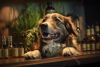 dog pet, cbd based medicine for animals generative ai
