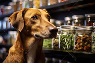 dog pet, cbd based medicine for animals generative ai