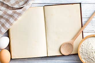 Blank recipe book