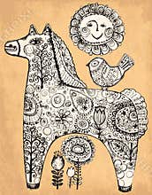 Decorative horse