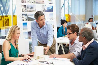 Meeting In Architects Office