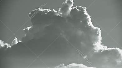 Celestial Canvas: A Kaleidoscope of Clouds in the Vast Firmament.