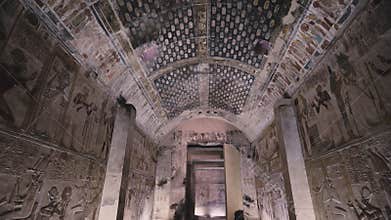 Ancient Temple Of Abydos Interior