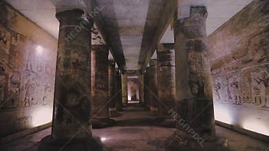 Ancient Temple Of Abydos Interior
