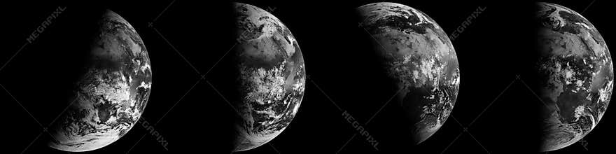 Earth's Seasons, Equinoxes and Solstices from Space, The Earth's winter summer solstice, spring fall equinox.