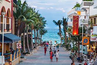 Playa del Carmem Beach Yucatan Mexico