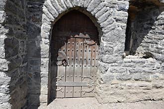 Medieval Castle Door in Ireland