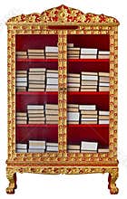 Antique cabinet with Buddhist Meditation Books