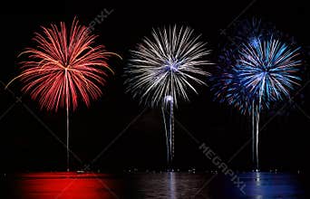 Red, White, & Blue Fireworks