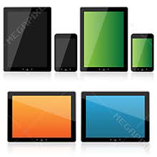 Tablet and smartphone set