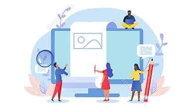 Blogging or copywriting video concept