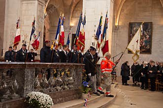 Verdun, France November 11, 2022. Commemoration of the victory and the armistice of the 1914-1918 war.