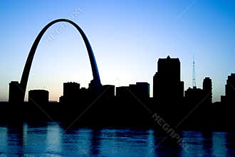Gateway Arch St. Louis Missouri Skyline