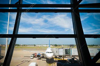 Airbus 320 in Brussels