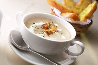 Cream of mushroom soup