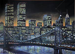 1986 Manhattan painting