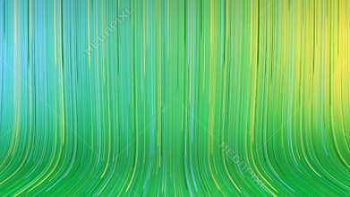 Summer Field Flowers Waterfall Stage Background Loop. Juicy Dynamic Cascade Falling Lines Backdrop Animation. Place for Title and