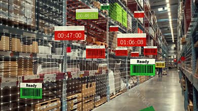 Augmented reality technology system in deft smart warehouse