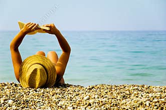 On holiday at the beach