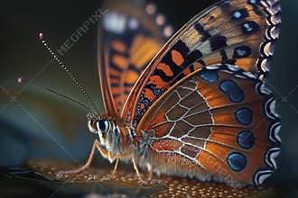 Beautiful Butterfly Close-up: Capture the details of individual butterflies by getting in close.