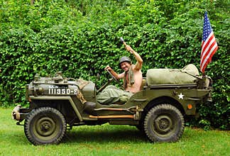 Fighting jeep