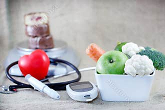 Proper and balanced diet to avoid diabetes